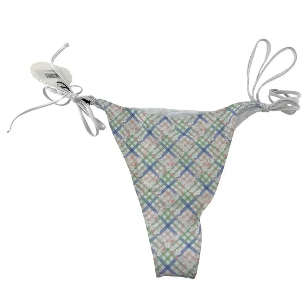 Frankies Bikinis Women's Cottage Meadow Divine Skimpy Bikini Bottom Size XXL